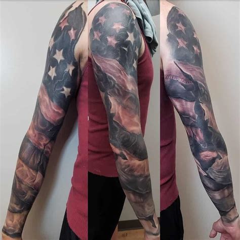 american tattoo sleeve